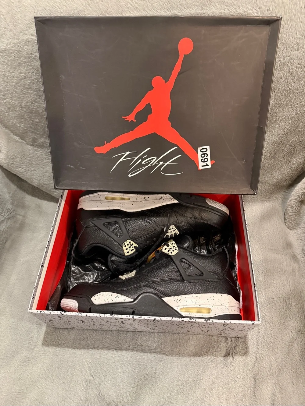 Jordan 4 Retro Oreo (2015) Black Size 13M 314254-003 VERY Clean OG ALL